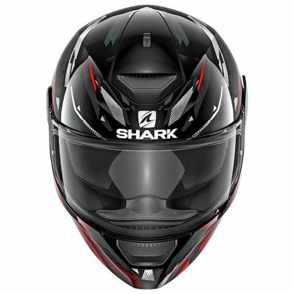 Cască Moto Integrală SHARK D-SKWAL KANHJI· Negru / Roșu  - 1