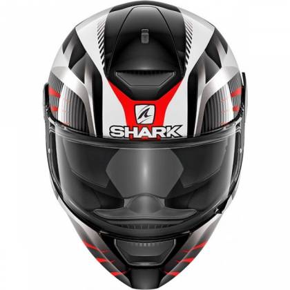 Cască Moto Integrală SHARK D-SKWAL MERCURIUM · Alb / Negru / Roșu  - 1