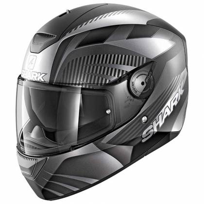 Cască Moto Integrală SHARK D-SKWAL MERCURIUM · Negru / Gri  - 0