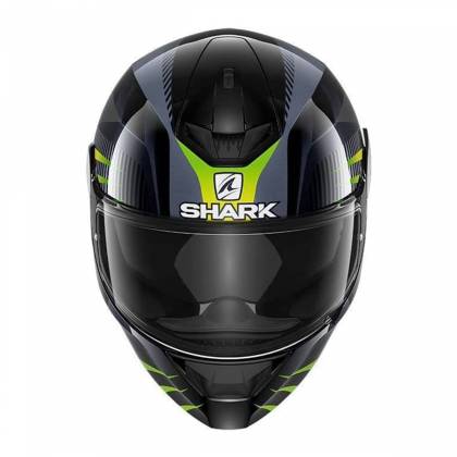 Cască Moto Integrală SHARK D-SKWAL MERCURIUM · Negru / Gri / Verde  - 1