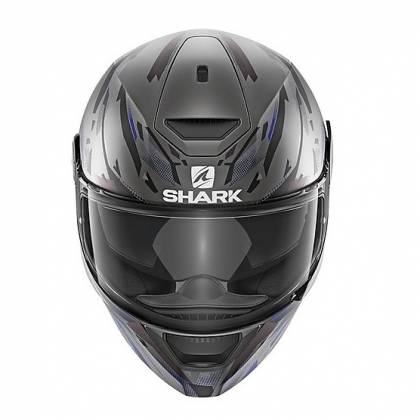 Cască Moto Integrală SHARK D-SKWAL KANHJI · Gri / Albastru / Negru  - 2