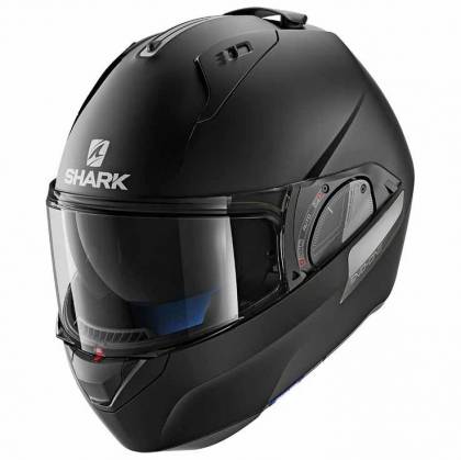Cască Moto Modulară SHARK EVO-ONE 2 BLANK · Negru Mat  - 1