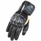 Mănuși Moto din Piele Perforată & Textil SIXGEAR SPYDAIR · Negru / Gri