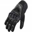 Mănuși Moto din Piele & Textil SIXGEAR NEXT · Negru / Gri