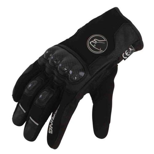 Mănuși Moto din Piele & Textil BERING MATCH · Negru 