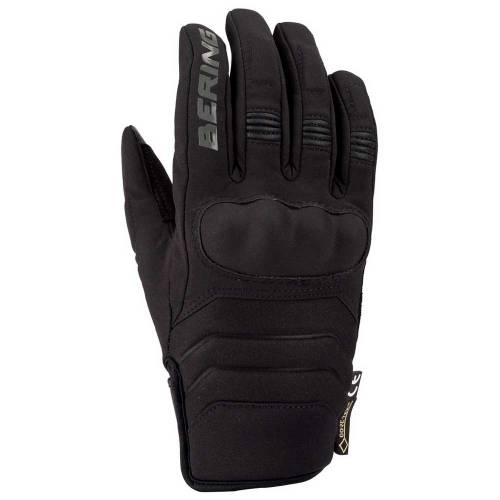Mănuși Moto Damă din Piele & Textil GoreTex BERING LADY EKSEL · Negru 