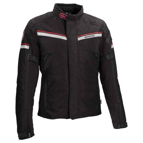 Geacă Moto din Textil BERING GREENWICH · Negru / Roșu 