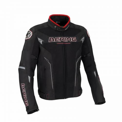 Geacă Moto din Textil BERING MISTRAL · Negru / Roșu 