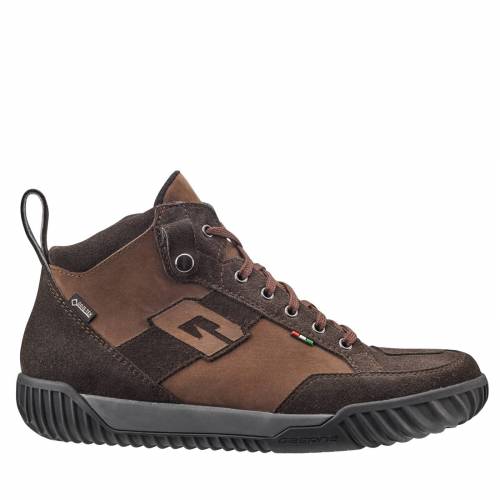 Ghete Moto din Piele & Textil GAERNE G. RAZOR GORE-TEX · Maro 