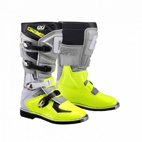 Cizme Enduro - Cross Copii GAERNE GX-J · Gri / Galben-Fluo 
