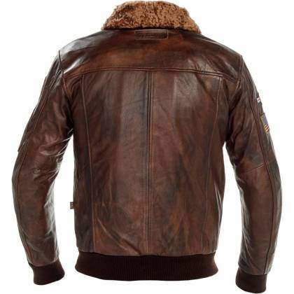 Geacă Moto din Piele RICHA SPITFIRE · Maro  - 1