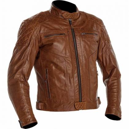 Geacă Moto din Piele RICHA DETROIT · Maro  - 0