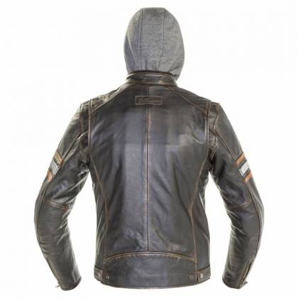 Geacă Moto din Piele & Textil RICHA TOULON 2 · Negru / Roșu / Gri  - 1