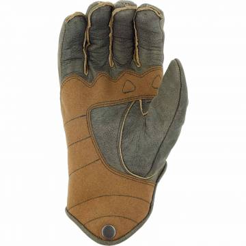 Mănuși Moto din Piele RICHA CUSTOM · Gri / Maro  - 1