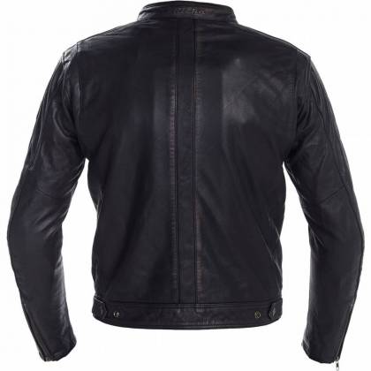 Geacă Moto din Piele RICHA GOODWOOD · Negru / Maro  - 1