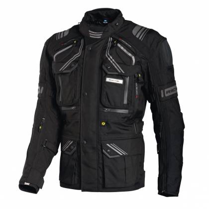 Geacă Moto din Textil RICHA TOUAREG · Negru / Gri  - 0