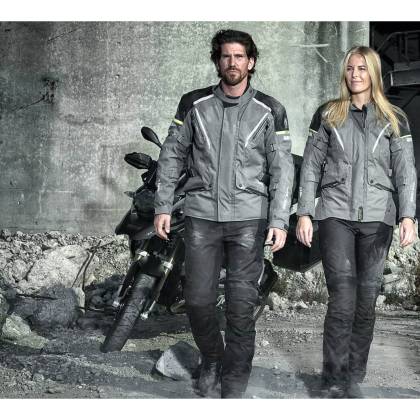 Geacă Moto din Textil GoreTex RICHA CYCLONE GORE-TEX · Titanium  - 1