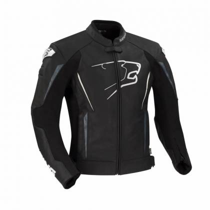 Geacă Moto din Piele & Textil BERING STATOR · Negru  - 0