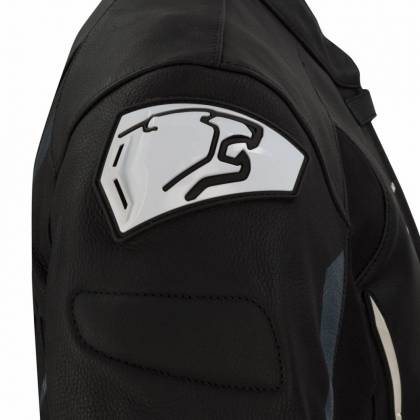 Geacă Moto din Piele & Textil BERING STATOR · Negru  - 3