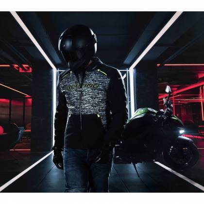 Geacă Moto din Textil BERING DRIFT CAMO · Negru / Verde  - 2