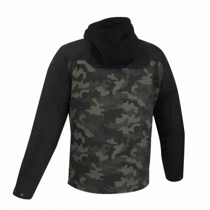 Geacă Moto din Textil BERING DRIFT CAMO · Negru / Verde  - 1