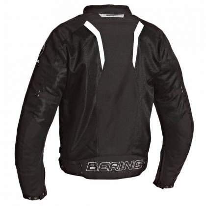 Geacă Moto din Textil BERING FLORIDA · Negru / Alb  - 1