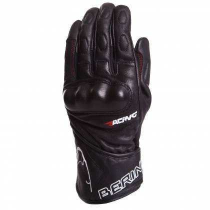 Mănuși Moto din Piele BERING TROOP-R · Negru  - 0