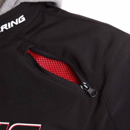 Geacă Moto din Textil BERING JAAP EVO · Negru / Roșu  - 3