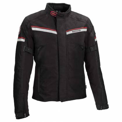 Geacă Moto din Textil BERING GREENWICH · Negru / Roșu  - 0