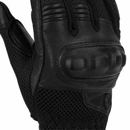 Mănuși Moto Damă  din Piele & Textil BERING LADY KX-ONE · Negru  - 1