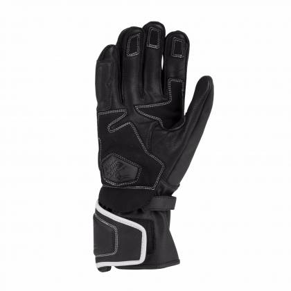 Mănuși Moto din Piele BERING RUN-R · Negru / Alb  - 4