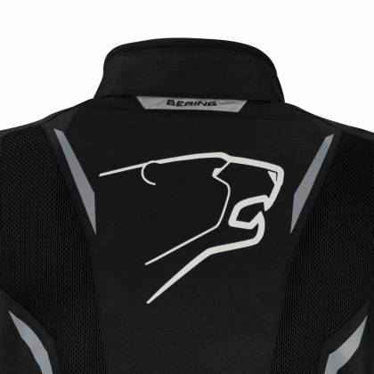 Geacă Moto din Textil BERING MISTRAL · Negru / Roșu  - 2