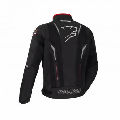 Geacă Moto din Textil BERING MISTRAL · Negru / Roșu  - 1