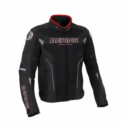 Geacă Moto din Textil BERING MISTRAL · Negru / Roșu  - 0