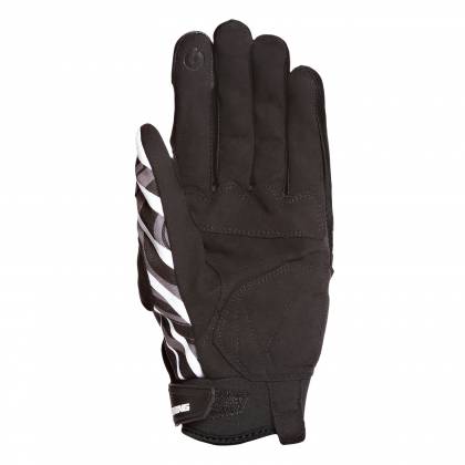 Mănuși Moto din Textil BERING MASTER · Alb / Negru  - 1