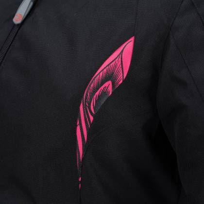 Geacă Moto Damă din Textil BERING LADY VIRGINIA · Negru / Roz  - 2