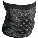 Eșarfă Moto ZANHEADGEAR MOTLEY TUBE PAISLEY · Negru / Alb