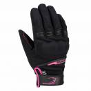 Mănuși Moto Damă din Textil BERING LADY BORNEO · Negru / Roz