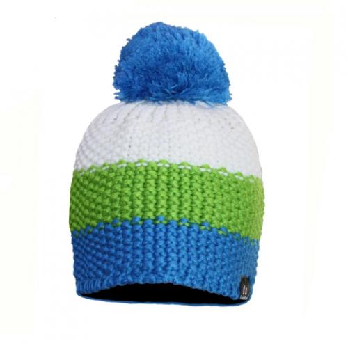 Căciulă STRINDBERG 4052 · Alb / Albastru / Verde 