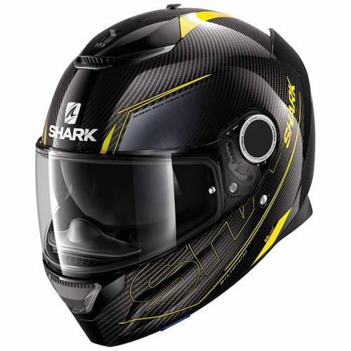 Cască Moto Integrală SHARK SPARTAN CARBON SILICIUM · Negru / Galben 