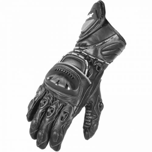 Mănuși Moto din Piele SHOX SPEEDLINE · Negru 