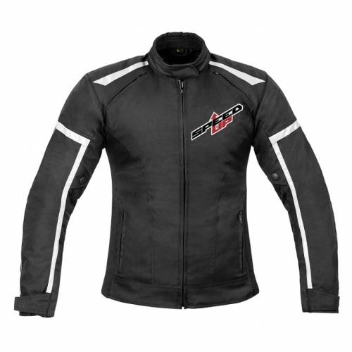 Geacă Moto Damă din Textil SPEED UP LARA · Negru 