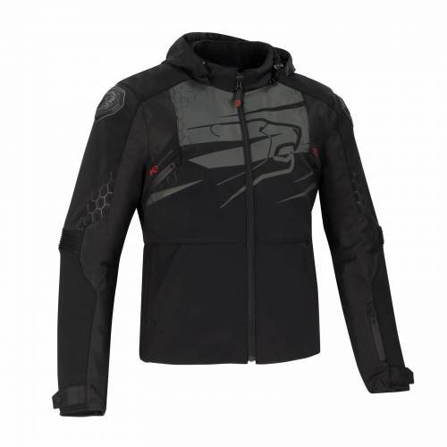 Geacă Moto din Textil BERING BALKO · Negru / Gri 