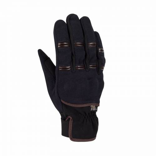Mănuși Moto din Textil SEGURA TOBIAS · Negru 