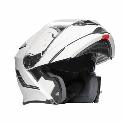 Cască Moto Flip-Up JET RUMBLE · Alb  - 3