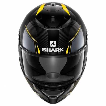 Cască Moto Integrală SHARK SPARTAN CARBON SILICIUM · Negru / Galben  - 2