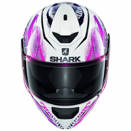 Cască Moto Integrală SHARK D-SKWAL 2 SHIGAN · Alb / Roz / Mov  - 4