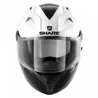 Cască Moto Integrală SHARK VISION-R HIGH VISIBILITY · Negru / Alb  - 2