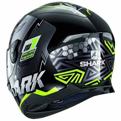 Cască Moto Integrală SHARK SKWAL 2 NOXXYS cu Lumini LED · Negru / Gri / Verde Fluo  - 1
