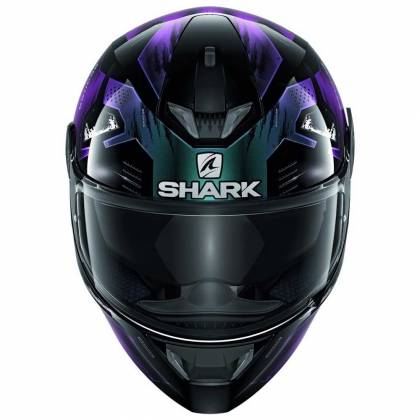 Cască Moto Integrală SHARK SKWAL 2.2 VENGER cu Lumini LED · Negru / Albastru / Mov  - 1